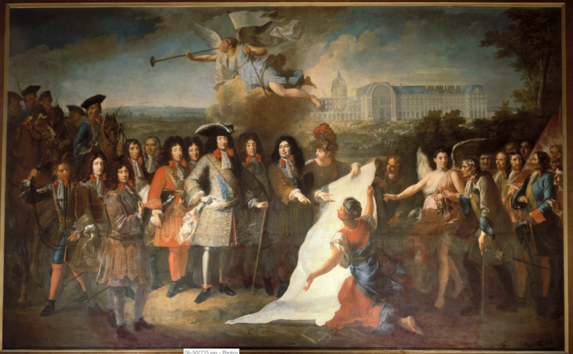 Restauration d’une toile hors norme de Pierre Dulin